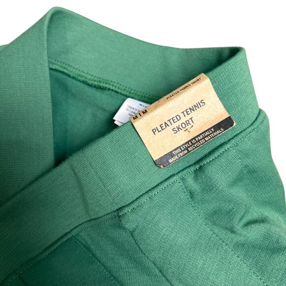 NWT Victoria's Secret Pink Green Pleated Tennis Skort Mini Skirt size Medium - Picture 4 of 5